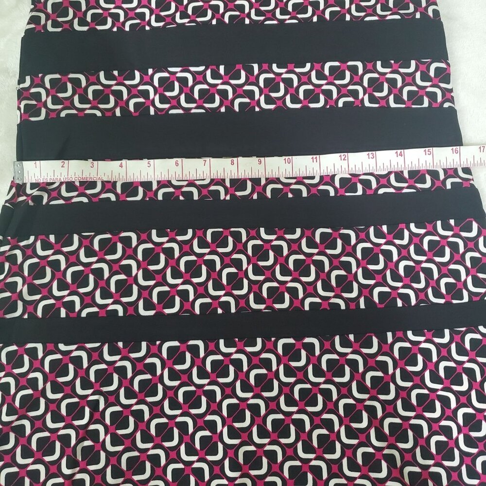 Michael kors womens mini dress sz medium deep Fuchsia round neck sleeveless new - Picture 6 of 16
